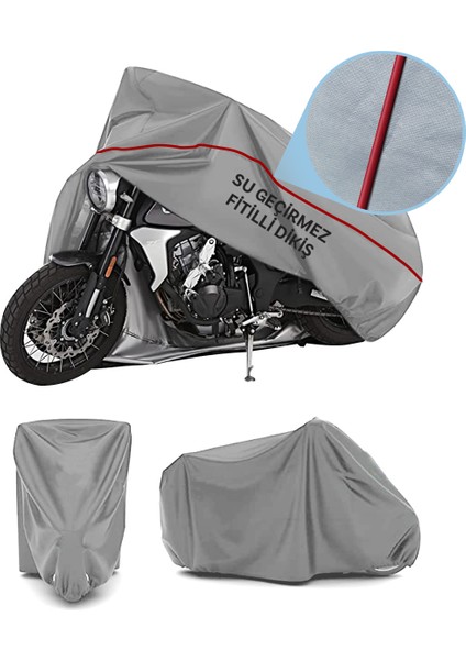 Cf Moto 250CL-X Fitilli Motosiklet Brandası Çadır Örtü - Miflonlu