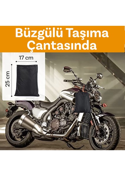 Bajaj Pulsar Ns 200 Abs Fitilli Motosiklet Brandası Çadır Örtü - Miflonlu