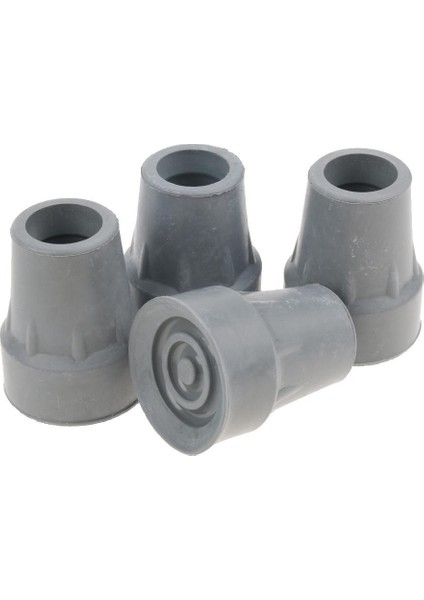 Yumuşak Kauçuk Koltuk Değneği Baston LASTIĞI-GRİ-19MM(4 Adet)