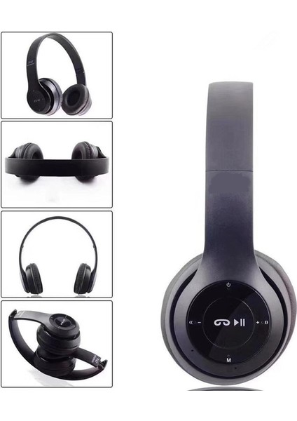 Katlanabilir Kulaküstü Bluetooth Kablosuz Kulaklık Stereo Wireless Headphones Bluetooth Pc Kulaklık fırsatları