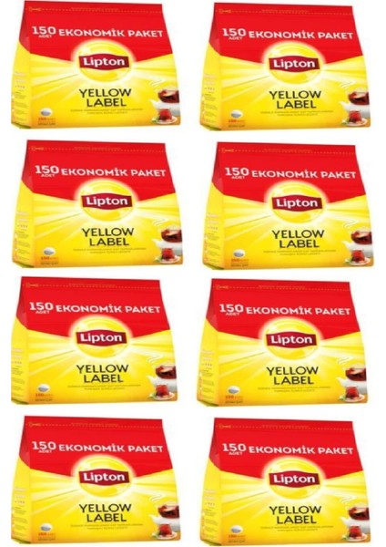 Yellow Label Demlik Poşet Çay 150’li 8 Paket