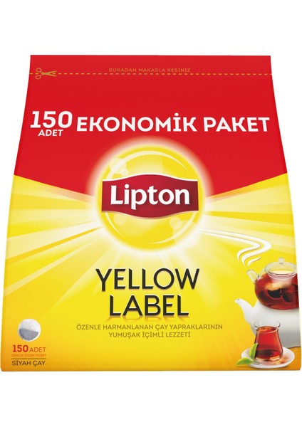 Yellow Label Demlik Poşet Çay 150’li 8 Paket