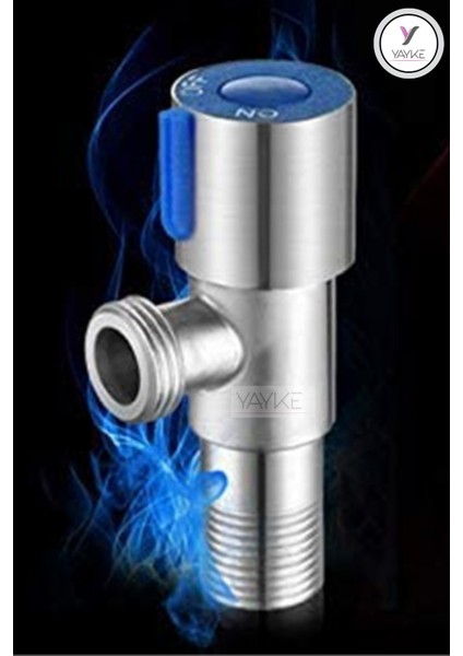 Ara Musluk Sıcak ve Soğuk Giriş Banyo Musluk Durdurma Vanası Mutfak Lavabo (Giriş 1/2 Çıkışlı 1/2)