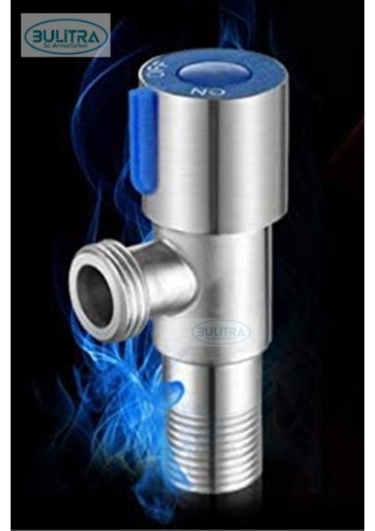 Su Armatürleri Ara Musluk Sıcak ve Soğuk Giriş Banyo Musluk Durdurma Vanası Mutfak Lavabo (Giriş 1/2 Çıkışlı 3/8) fiyatları