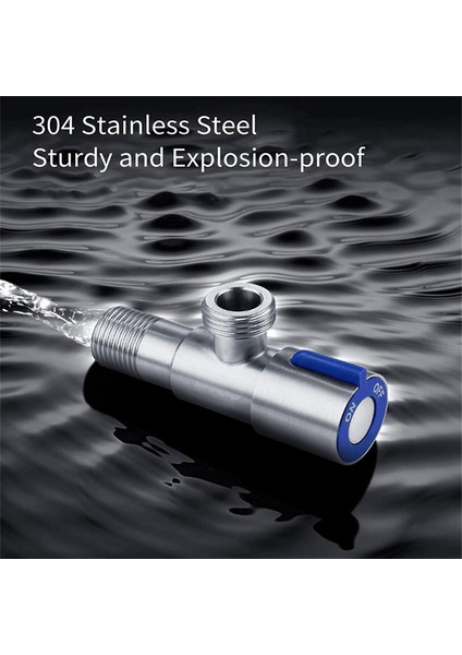 Su Armatürleri Ara Musluk Sıcak ve Soğuk Giriş Banyo Musluk Durdurma Vanası Mutfak Lavabo (Giriş 1/2 Çıkışlı 3/8) modelleri