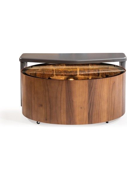 Woodwell 3D Boyutlu Sonsuz Modüllü Ikili Orta Sehpa