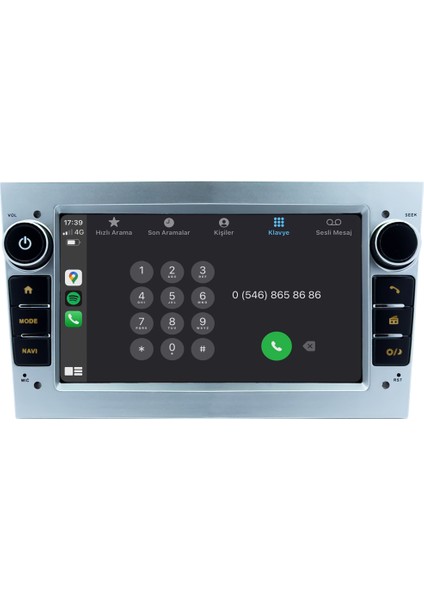 Opel Zafira Android Multimedya Sistemi (2006-2011)