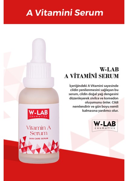 Kozmetik Vitamin A Serum 30 Ml