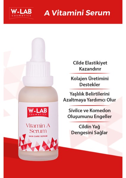 Kozmetik Vitamin A Serum 30 Ml