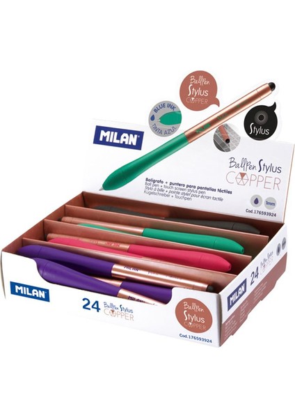 176593924 Stylus Copper Tükenmez Kalem 20 Adet