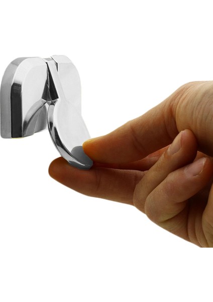 Mobilya Çekmece Dolap Kapak Kulpu Kulbu 32 mm Plastik Krom Kulp