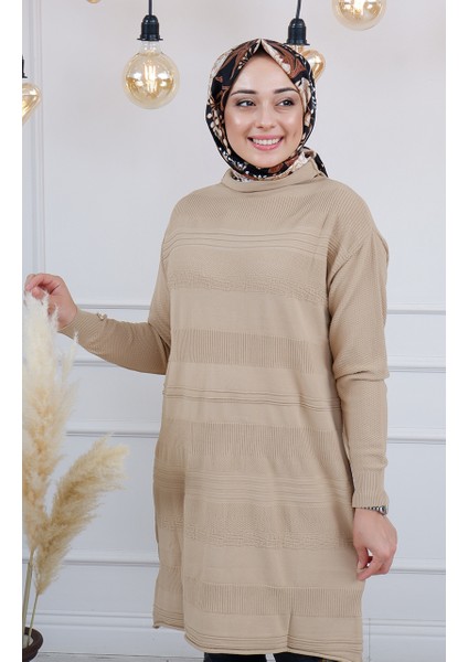 Triko Tunik MISS222 Camel