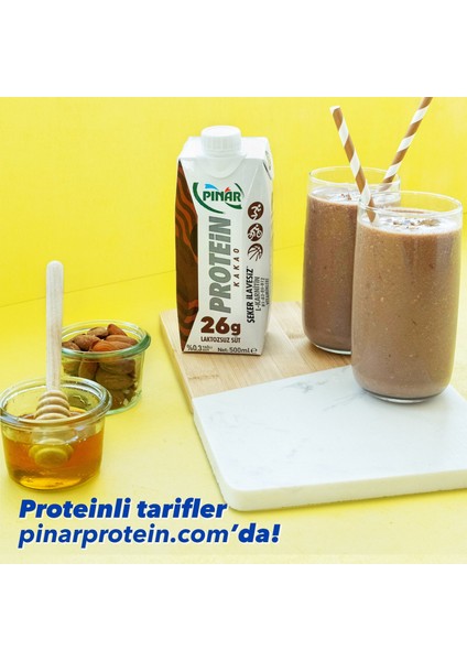 Protein Kakaolu Süt 500 ml x 5 Adet
