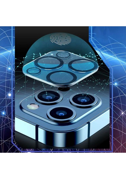 iPhone 15 Pro Max Uyumlu Şeffaf Lens Koruyucu Go Des Lens Shield Cl-14 Kamera Protector