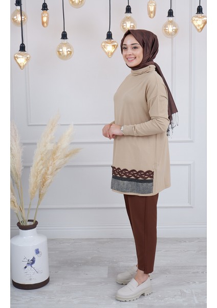 Triko Tunik MISS226 Camel