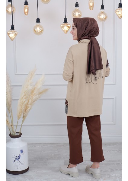 Triko Tunik MISS226 Camel