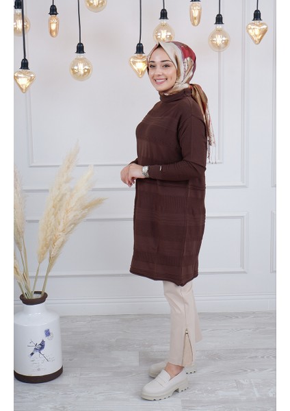 Triko Tunik MISS222 Kahve