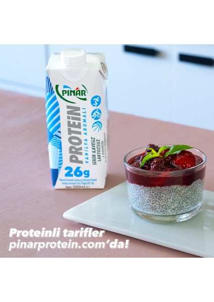 Protein Vanilya Aromalı Süt 500 ml x 5 Adet fiyatları