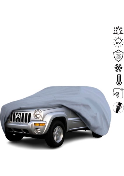 Jeep Cherokee 3 Kj (2001-2008) Araba Brandası Su Geçirmez Miflonlu 4 Mevsim Kullanıma Uygun