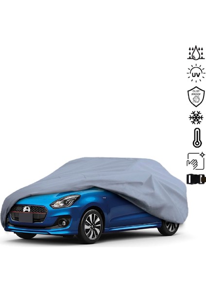 Suzuki Swift 6 (2017-2020) Araba Brandası Su Geçirmez Miflonlu 4 Mevsim Kullanıma Uygun