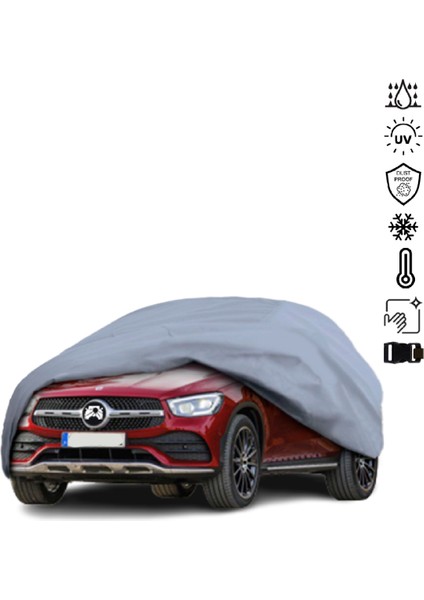 Mercedes Benz Glc X253 Araba Brandası Su Geçirmez Miflonlu 4 Mevsim Kullanıma Uygun