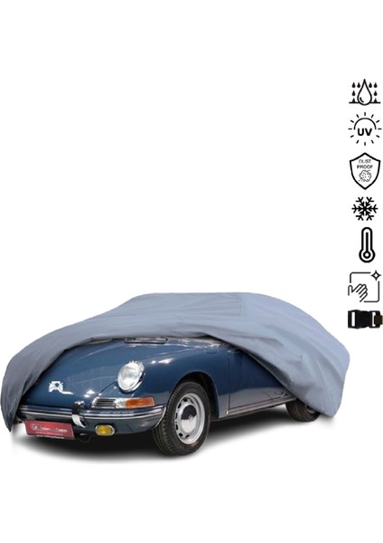 Porsche 912 Araba Brandası Su Geçirmez Miflonlu 4 Mevsim Kullanıma Uygun