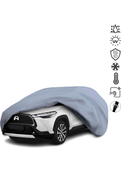 Toyota Corolla Cross (2020-) Araba Brandası Su Geçirmez Miflonlu 4 Mevsim Kullanıma Uygun