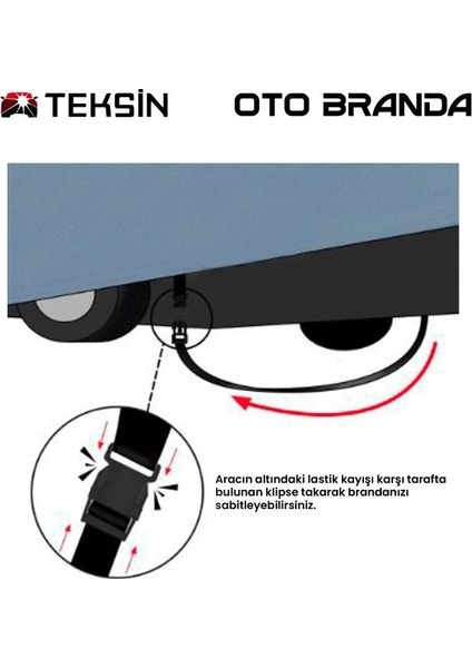 Toyota Corolla Cross (2020-) Araba Brandası Su Geçirmez Miflonlu 4 Mevsim Kullanıma Uygun modelleri