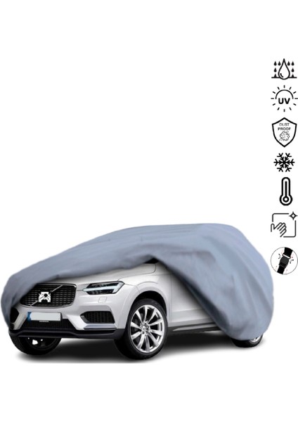 Volvo XC60 Araba Brandası Su Geçirmez Miflonlu 4 Mevsim Kullanıma Uygun