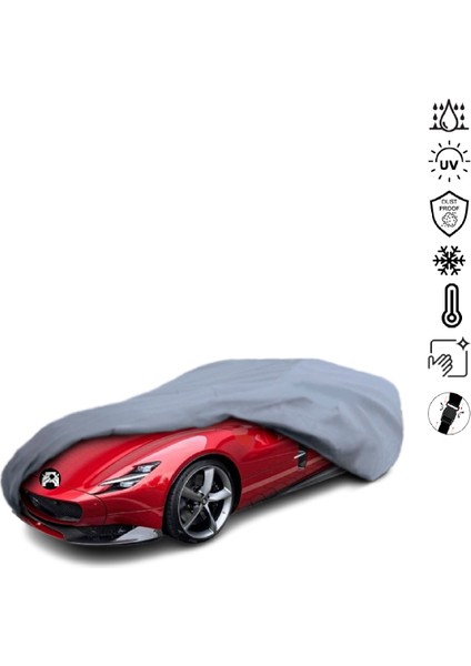 Ferrari Monza Araba Brandası Su Geçirmez Miflonlu 4 Mevsim Kullanıma Uygun