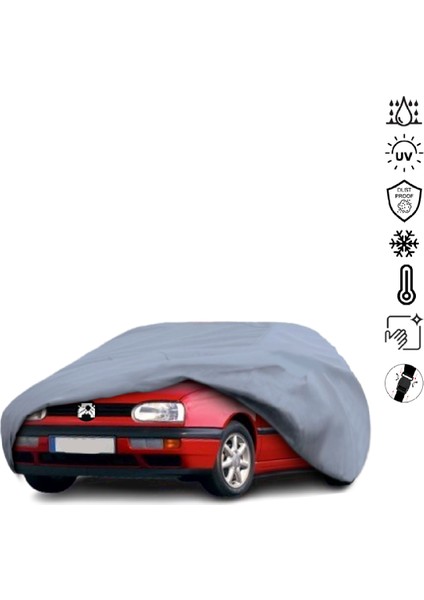 Volkswagen Golf 3 (1991-1999) Araba Brandası Su Geçirmez Miflonlu 4 Mevsim Kullanıma Uygun