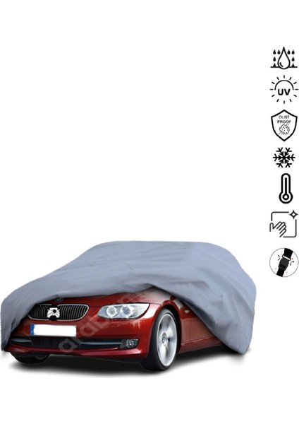 Bmw 3 Serisi E90 Sedan (2005-2012) Araba Brandası Su Geçirmez Miflonlu 4 Mevsim Kullanıma Uygun