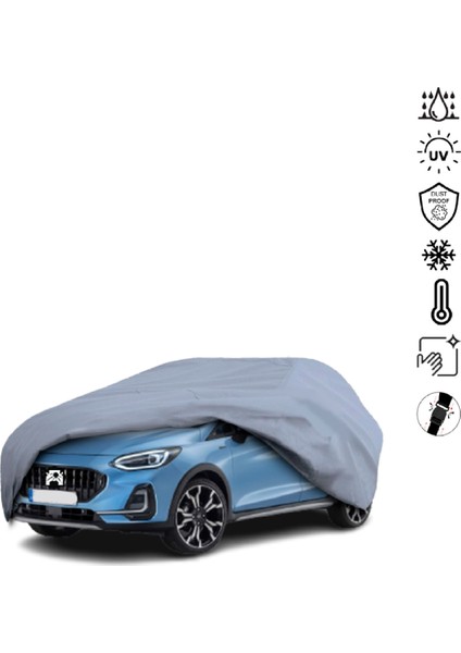 Ford Fiesta 8 Mk8 (2017-) Araba Brandası Su Geçirmez Miflonlu 4 Mevsim Kullanıma Uygun