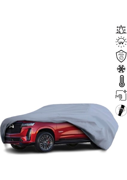 Cadıllac Escalade 5 Esv (2020-) Araba Brandası Su Geçirmez Miflonlu 4 Mevsim Kullanıma Uygun