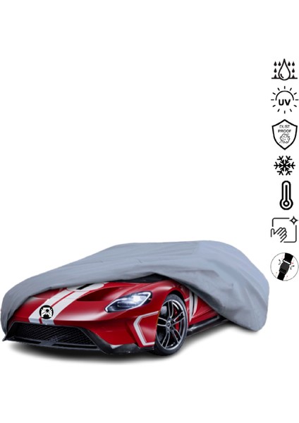 Ford Gt Araba Brandası Su Geçirmez Miflonlu 4 Mevsim Kullanıma Uygun