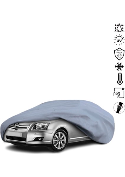 Toyota Avensis 2 (2003-2009) Araba Brandası Su Geçirmez Miflonlu 4 Mevsim Kullanıma Uygun