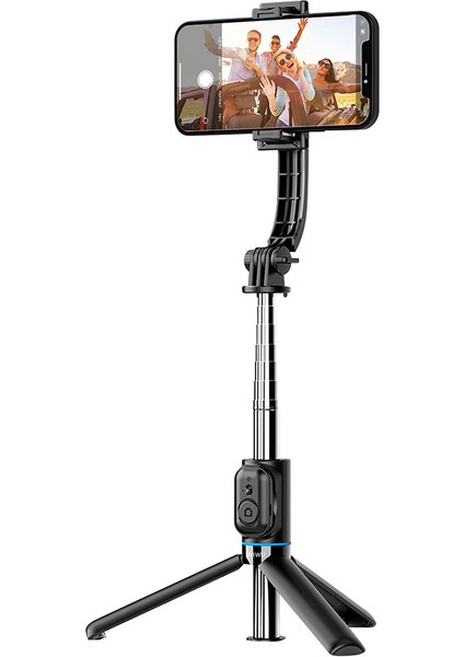 Canlı Yayın Tripod Selfie Çubuğu Wiwu WI-SE001 Çok Fonksiyonlu Sabitleyici Ayrılabilir