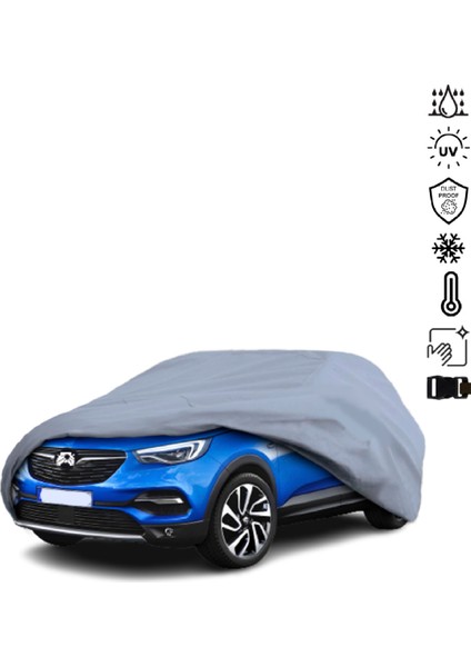 Opel Crossland x (2017-2020) Araba Brandası Su Geçirmez Miflonlu 4 Mevsim Kullanıma Uygun