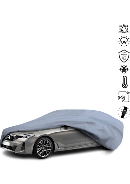 Bmw 6 Serisi G32 Gran Turismo (2017-2020) Araba Brandası Su Geçirmez Miflonlu 4 Mevsim Kullanıma Uygun