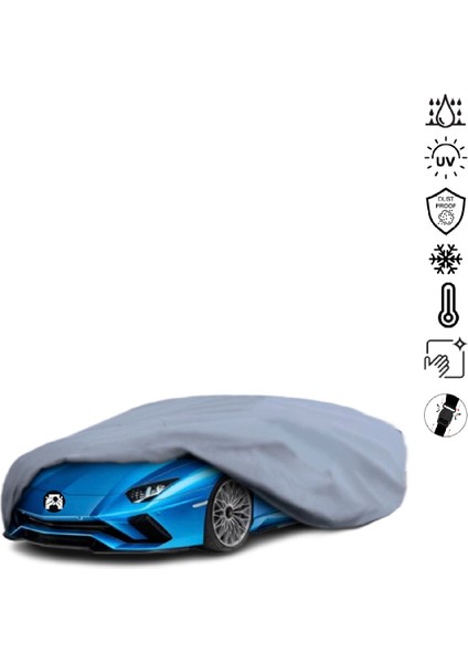 Lamborghini Aventador Araba Brandası Su Geçirmez Miflonlu 4 Mevsim Kullanıma Uygun