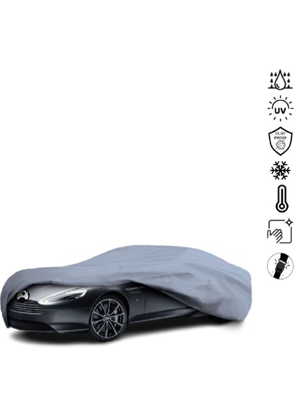 Aston Martin Db9 Gt Volante Cabriolet Araba Brandası Su Geçirmez Miflonlu 4 Mevsim Kullanıma Uygun