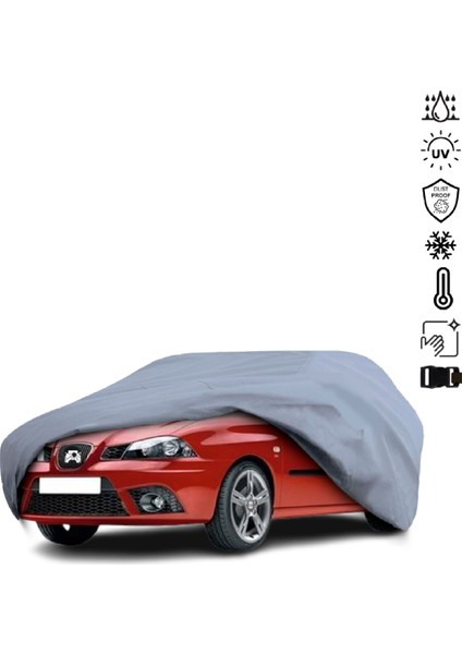 Seat Ibiza 3 (2002-2008) Araba Brandası Su Geçirmez Miflonlu 4 Mevsim Kullanıma Uygun