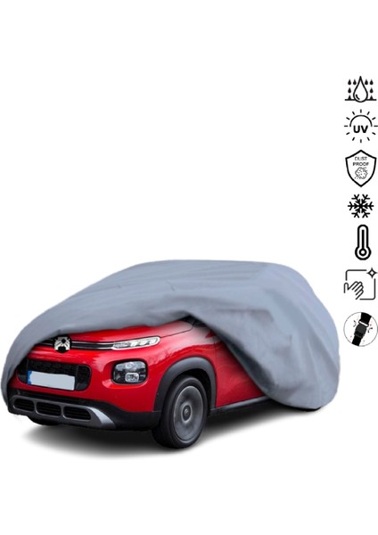 Citroen C3 Aircross (2017-) Araba Brandası Su Geçirmez Miflonlu 4 Mevsim Kullanıma Uygun