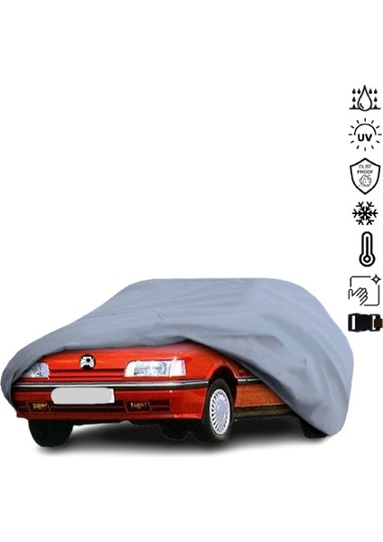 Renault 21 Hatchback Araba Brandası Su Geçirmez Miflonlu 4 Mevsim Kullanıma Uygun