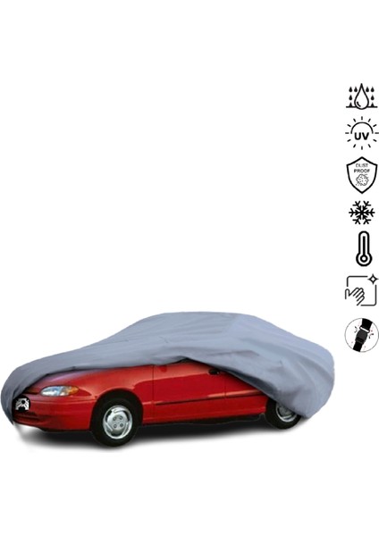 Hyundai Accent 1 Sedan (1994-2000) Araba Brandası Su Geçirmez Miflonlu 4 Mevsim Kullanıma Uygun