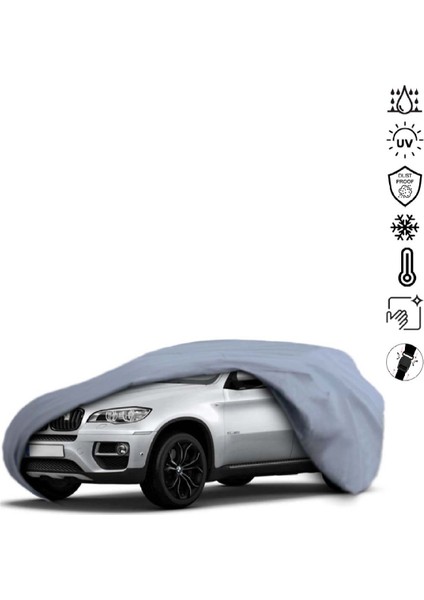 Bmw X6 E71 (2008-2014) Araba Brandası Su Geçirmez Miflonlu 4 Mevsim Kullanıma Uygun