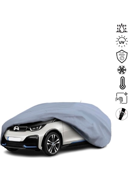 Bmw I3 Hatchback (2017-2022) Araba Brandası Su Geçirmez Miflonlu 4 Mevsim Kullanıma Uygun