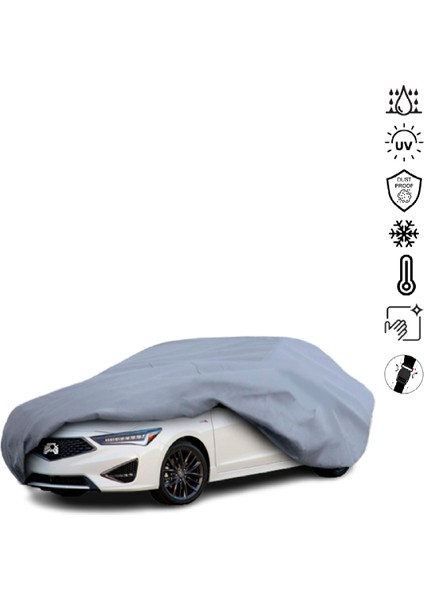 Acura Ilx Sedan Araba Brandası 2013-2019 Araba Brandası Su Geçirmez Miflonlu 4 Mevsim Kullanıma Uygun