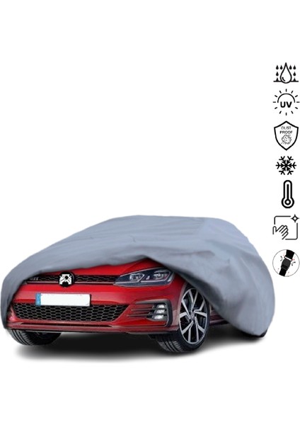 Volkswagen Golf 7 (2012-2020) Araba Brandası Su Geçirmez Miflonlu 4 Mevsim Kullanıma Uygun