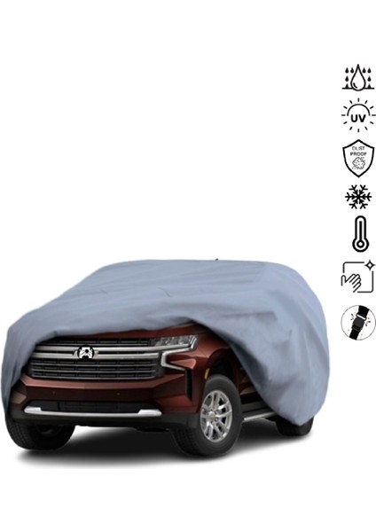 Chevrolet Tahoe (GMT1YC) (2020-) Araba Brandası Su Geçirmez Miflonlu 4 Mevsim Kullanıma Uygun